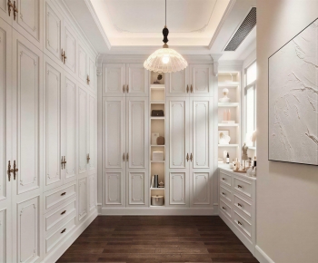 Modern Clothes Storage Area-ID:702827931