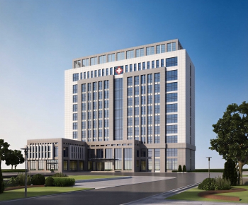 Modern Appearance Of Commercial Building-ID:355650901