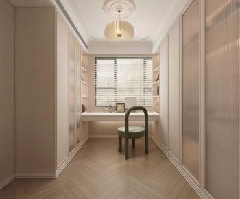 Modern Clothes Storage Area-ID:682621025