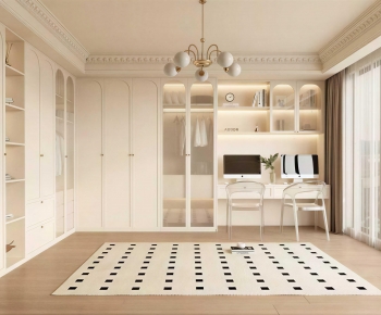 Modern Clothes Storage Area-ID:413029913