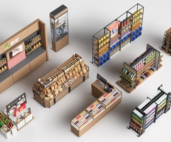 Modern Supermarket Shelf-ID:683636908