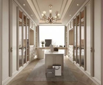 Modern Clothes Storage Area-ID:341973079