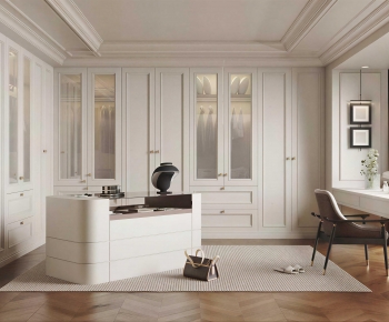 Simple European Style Clothes Storage Area-ID:654846912