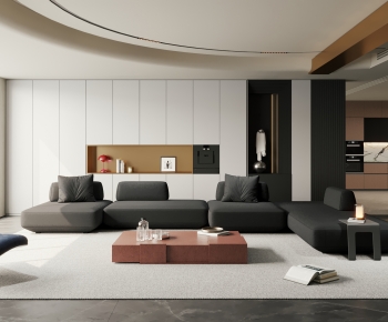 Modern A Living Room-ID:960896029