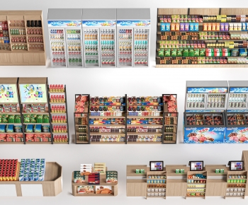 Modern Supermarket Shelf-ID:132153993