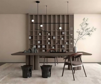 New Chinese Style Tea House-ID:668694023