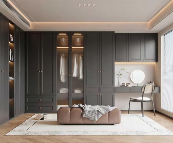 Modern Clothes Storage Area-ID:881082064