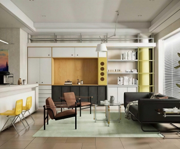 Modern A Living Room-ID:529881955