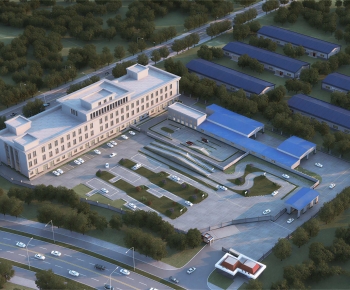 Modern Architectural Bird's-eye View Planning-ID:360357052