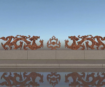 New Chinese Style Sculpture Sketch-ID:329180966