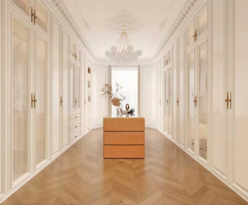 French Style Clothes Storage Area-ID:255518916