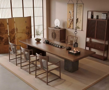 New Chinese Style Tea Tables And Chairs-ID:924580103