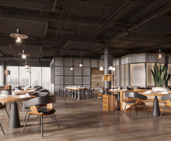 Industrial Style Restaurant-ID:391732936