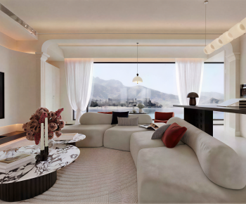 Modern A Living Room-ID:690252073