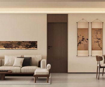 New Chinese Style A Living Room-ID:224162105