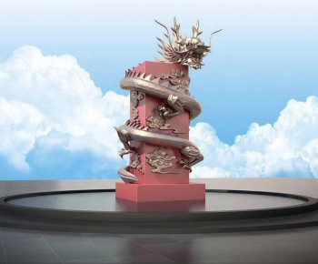 New Chinese Style Sculpture-ID:695177085