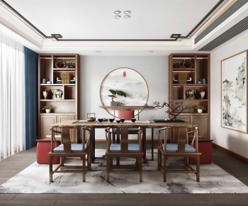 New Chinese Style Tea House-ID:745239978