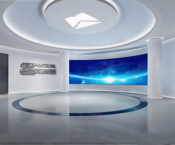 Modern Exhibition Hall-ID:174978025