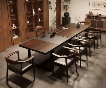 New Chinese Style Tea Tables And Chairs-ID:947196969