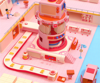 Modern Children's Playroom-ID:558625944