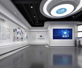 Modern Exhibition Hall-ID:429776917