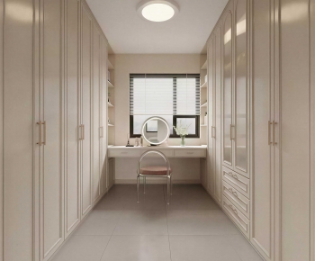 Modern Clothes Storage Area-ID:580276015