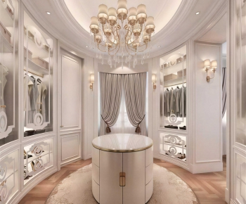 Simple European Style Clothes Storage Area-ID:234740025