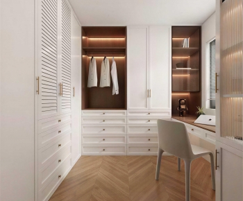 Modern Clothes Storage Area-ID:141248945