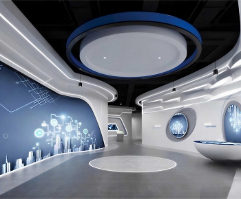 Modern Exhibition Hall-ID:513183129