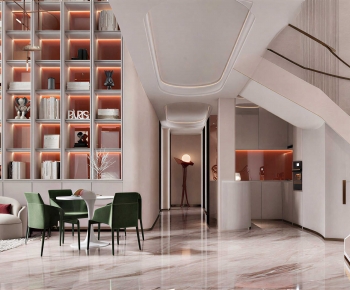 Modern A Living Room-ID:661490922