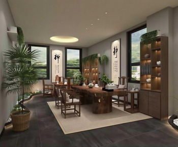 New Chinese Style Tea House-ID:489768983