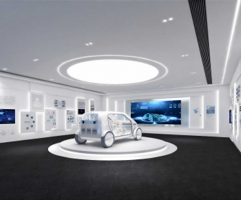 Modern Exhibition Hall-ID:633749964