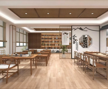 New Chinese Style Teahouse Tea House-ID:906857017