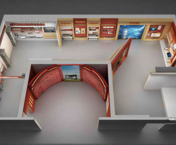 Modern Exhibition Hall-ID:577727084