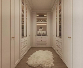 Modern Clothes Storage Area-ID:439881096