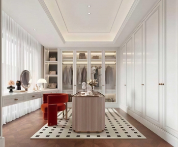 Modern Clothes Storage Area-ID:580188046