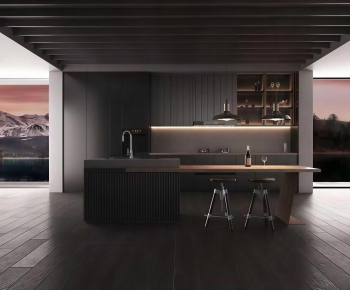 Modern Open Kitchen-ID:312417982