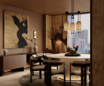 Modern Dining Room-ID:673166997