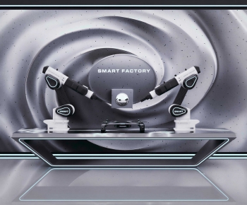 Modern Exhibition Hall-ID:383457909