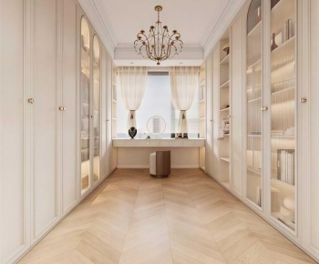 Modern Clothes Storage Area-ID:390635011