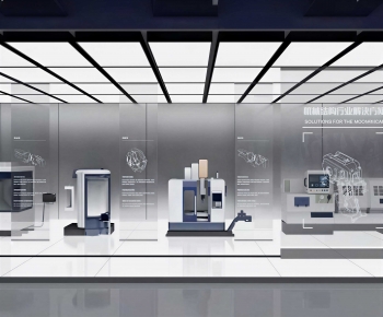 Modern Exhibition Hall-ID:312494044