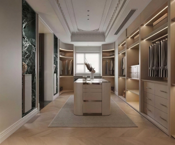 Modern Clothes Storage Area-ID:733016971