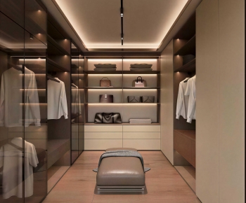 Modern Clothes Storage Area-ID:801775939