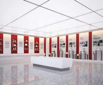 Modern Exhibition Hall-ID:397412061