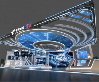 Modern Exhibition Hall-ID:969669816