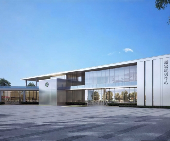 Modern Public Building-ID:840682039