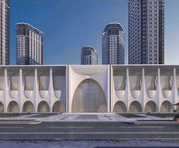 Modern Appearance Of Commercial Building-ID:289042959