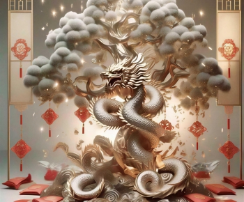 Chinese Style Sculpture-ID:869333988