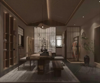 New Chinese Style Tea House-ID:350234034