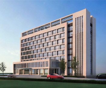 Modern Appearance Of Commercial Building-ID:566272975